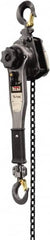 Jet - 1,500 Lb Lifting Capacity, 20' Lift Height, Lever Hoist - Made from Chain, 31 Lb Avg Pull to Lift Rated Load - Americas Industrial Supply