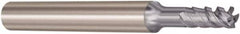 Seco - 4mm, 10mm LOC, 6mm Shank Diam, 57mm OAL, 4 Flute, Solid Carbide Square End Mill - Single End, SIRON-A Finish, Spiral Flute, 48° Helix, Right Hand Cut, Right Hand Flute, Series JS554 - Americas Industrial Supply