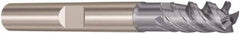 Seco - 12mm, 26mm LOC, 12mm Shank Diam, 83mm OAL, 4 Flute, Solid Carbide Square End Mill - Single End, SIRON-A Finish, Spiral Flute, 48° Helix, Right Hand Cut, Right Hand Flute, Series JS554 - Americas Industrial Supply