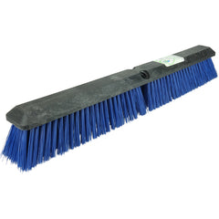 24″ Green Works Sweep, Medium Blue Fill with Foam Block - Americas Industrial Supply
