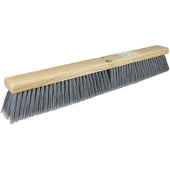 24″ Green Works Sweep, Fine Grey Fill with Rubberwood Block - Americas Industrial Supply