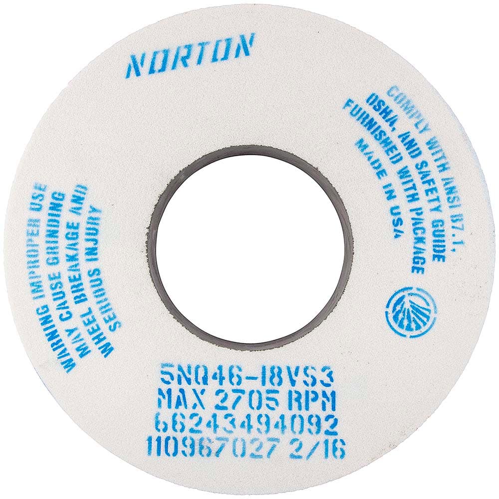 Norton - Tool & Cutter Grinding Wheels Wheel Type: Type 1 Wheel Diameter (Inch): 12 - Americas Industrial Supply