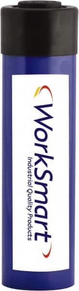 Value Collection - 25 Ton, 8.11" Stroke, 41.77 Cu In Oil Capacity, Portable Hydraulic Single Acting Cylinder - 5.15 Sq In Effective Area, 12.72" Lowered Ht., 20.83" Max Ht., 2.56" Cyl Bore Diam, 2.24" Plunger Rod Diam, 10,000 Max psi - Americas Industrial Supply