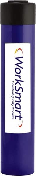 Value Collection - 25 Ton, 12.2" Stroke, 62.83 Cu In Oil Capacity, Portable Hydraulic Single Acting Cylinder - 5.15 Sq In Effective Area, 16.77" Lowered Ht., 28.97" Max Ht., 2.56" Cyl Bore Diam, 2.24" Plunger Rod Diam, 10,000 Max psi - Americas Industrial Supply