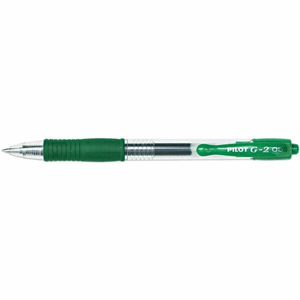 Pilot - Conical Roller Ball Pen - Green - Americas Industrial Supply