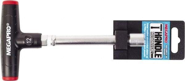 Megapro - 12mm Hollow Shaft Nutdriver - T-Handle Handle, 175mm OAL - Americas Industrial Supply