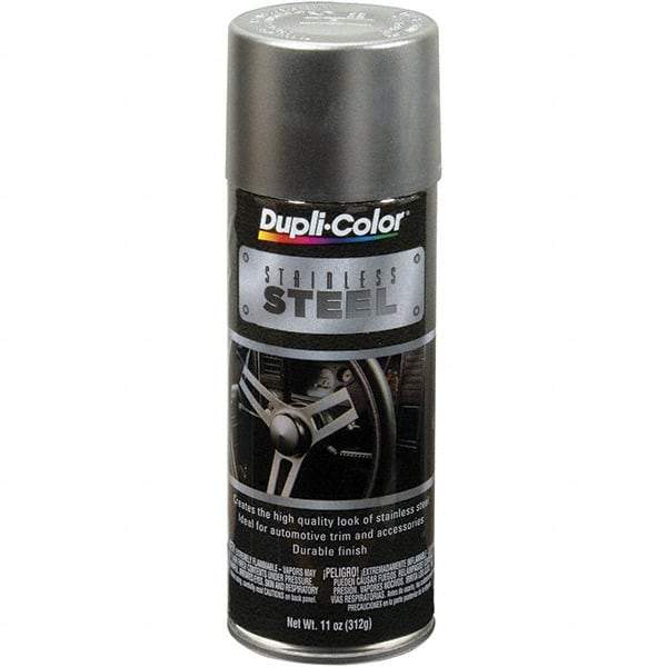 Dupli-Color - Automotive Stainless Steel Paint - 11 oz Aerosol Can - Americas Industrial Supply