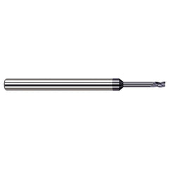 Harvey Tool - Square End Mills; Mill Diameter (Inch): 1/16 ; Mill Diameter (Decimal Inch): 0.0620 ; Length of Cut (Inch): 3/32 ; Length of Cut (Decimal Inch): 0.0930 ; Material: Solid Carbide ; Finish/Coating: AlTiN - Exact Industrial Supply