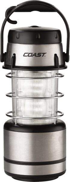 Coast Cutlery - White, Red LED Bulb, 60 Lumens, Industrial/Tactical Flashlight - Gray Stainless Steel Body, 4 C Batteries Not Included - Americas Industrial Supply