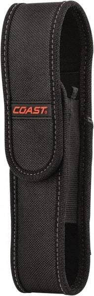 Coast Cutlery - Nylon/Polyester Handheld Flashlight (General Purpose & Industrial) Flashlight Sheath - Black, Compatible with Coast Batteries - Americas Industrial Supply