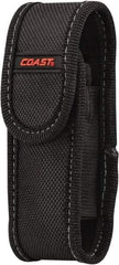 Coast Cutlery - Nylon/Polyester Mini/Pocket Flashlight Flashlight Sheath - Black, Compatible with Coast Batteries - Americas Industrial Supply