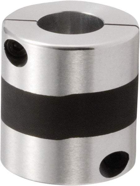 NBK - 10mm Bore, Servo Motor Flexible Coupling - 25mm OD, 32mm OAL, Aluminum Alloy, Clamp Style - Americas Industrial Supply