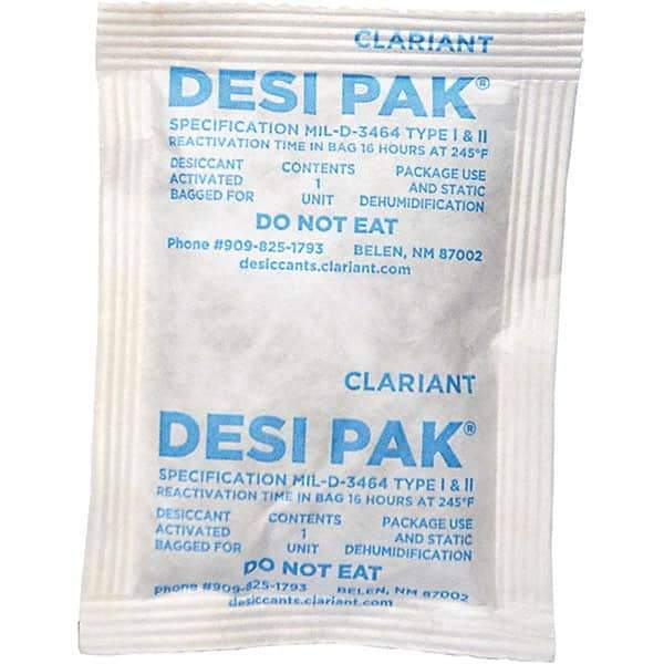 Armor Protective Packaging - Desiccant Packets Material: Clay Packet Size: 1 oz. - Americas Industrial Supply
