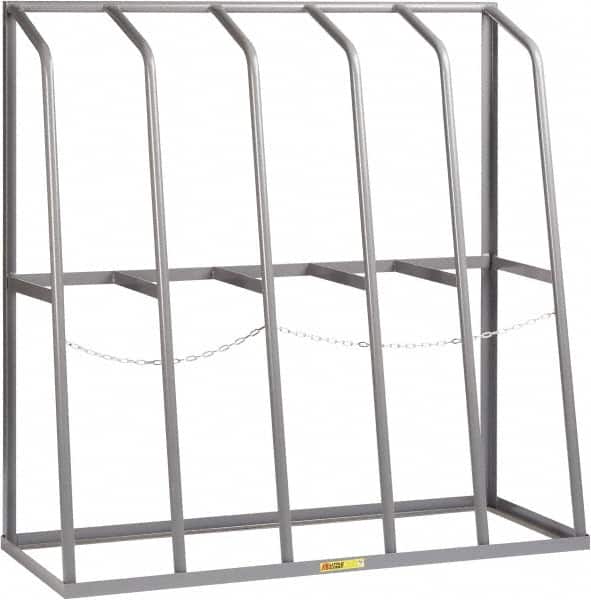 Little Giant - 5 Bay, 1,500 Lb per Bay Capacity, Gray Bar Rack - 60" Wide x 60" High x 24" Deep, Steel - Americas Industrial Supply