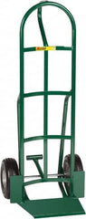 Little Giant - 600 Lb Capacity 49" OAH Hand Truck with Foot Kick - 13-1/2 x 16" Base Plate, Loop Handle, Steel, Flat-Free Microcellular Foam Wheels - Americas Industrial Supply