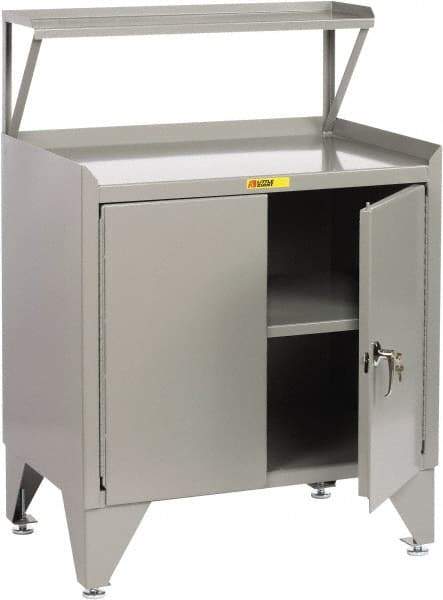 Little Giant - Receiving Station - 36 Inch Wide x 24 Inch Deep x 54-1/2 Inch High, Gray - Americas Industrial Supply