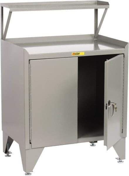 Little Giant - Receiving Station - 36 Inch Wide x 24 Inch Deep x 54-1/2 Inch High, Gray - Americas Industrial Supply