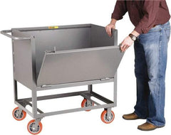 Little Giant - 2,000 Lb Capacity Steel Raised Deck Box Truck - Steel Deck, 24" OAW, 36" Platform Length x 20" Platform Height, Polyurethane Casters - Americas Industrial Supply