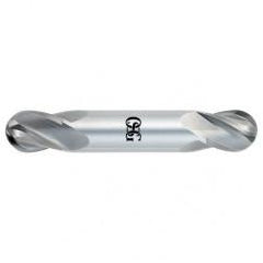 3/16" Dia. - 2" OAL - Bright CBD - Double - Ball Nose SE EM - 4 FL - Americas Industrial Supply
