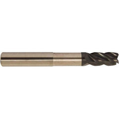 Accupro - 5/8" Diam 4 Flute Solid Carbide 0.03" Corner Radius End Mill - Americas Industrial Supply