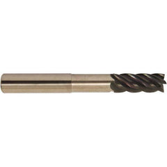 Accupro - 5/8" Diam 5 Flute Solid Carbide 0.06" Corner Radius End Mill - Americas Industrial Supply