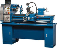 Enco - 12" Swing, 36" Between Centers, 110/220 Volt, Single Phase Bench Lathe - 5MT Taper, 1-1/2 hp, 65 to 1,810 RPM, 1-1/2" Bore Diam, 29.5mm Deep x 580mm High x 1,676mm Long - Americas Industrial Supply