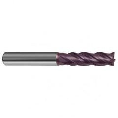 7/16" Dia. - 4-1/2" OAL - 4 FL Variable Helix Firex Carbide End Mill - Americas Industrial Supply