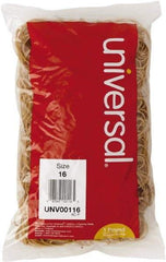 UNIVERSAL - 2-1/2" Circumference, 0.06" Wide, Standard Office Rubber Band Strapping - 1,900 Pieces - Americas Industrial Supply