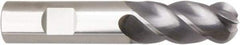 Niagara Cutter - 5/8" Diam, 1-1/4" LOC, 4 Flute Solid Carbide Ball End Mill - AlTiN Finish, Single End, 3-1/2" OAL, 5/8" Shank Diam, Spiral Flute - Americas Industrial Supply