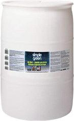 Simple Green - 55 Gal Drum Cleaner/Degreaser - Liquid, Alkaline, Unscented - Americas Industrial Supply