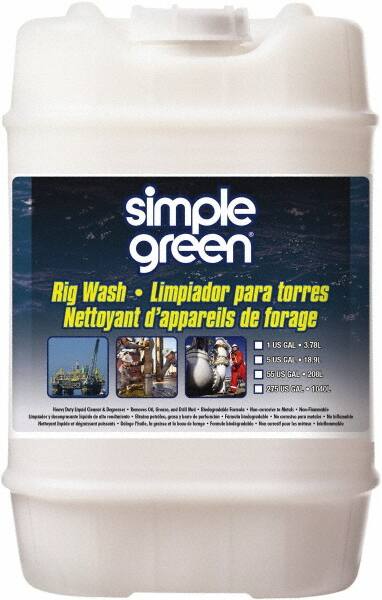 Simple Green - 5 Gal Bucket Cleaner/Degreaser - Liquid, Alkaline, Unscented - Americas Industrial Supply