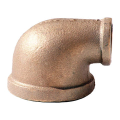 Merit Brass - Brass & Chrome Pipe Fittings Type: Reducing Elbow Fitting Size: 1/2 x 1/4 - Americas Industrial Supply