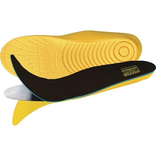 MEGAComfort - 6 to 7 Men's (8 to 9 Women's) Steel & Memory Foam Puncture Resistant Insoles - Full Length Soles - Americas Industrial Supply