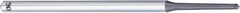 OSG - 1mm Diam, 0.63mm LOC, 2 Flute Solid Carbide Ball End Mill - WXL Finish, Single End, 90mm OAL, 4mm Shank Diam - Americas Industrial Supply