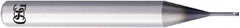 OSG - 1mm, 4 Flute, Single End, Solid Carbide, 0.2mm Corner Radius End Mill - 50mm OAL, 30° Helix, Right Hand Flute, 0.4mm LOC, Right Hand Cut, 12mm Extended Reach - Americas Industrial Supply
