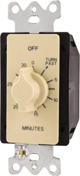 TORK nsi - 0 min to 30 min Indoor Analog Spring-wound Mechanical Timer - 125/250/277 VAC, 50/60 Hz, 2,500 Watts, 48 Modes - Americas Industrial Supply