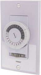 TORK nsi - 30 min Indoor Analog Spring-wound Mechanical Timer - 24 On/Off per wk, 125 VAC, 60 Hz, 2,500 Watts, 48 Modes - Americas Industrial Supply