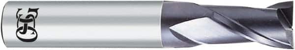 OSG - 8mm, 20mm LOC, 8mm Shank Diam, 63mm OAL, 2 Flute, Solid Carbide Square End Mill - Single End, Diamond Finish, 30° Helix, Centercutting, Right Hand Cut, Right Hand Flute - Americas Industrial Supply