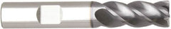 Niagara Cutter - 1", 4 Flute, Single End, Solid Carbide, 0.12" Corner Radius End Mill - 5" OAL, Right Hand Flute, 2" LOC, Right Hand Cut - Americas Industrial Supply