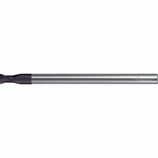 Walter-Prototyp - 10.3mm, 10mm LOC, 10mm Shank Diam, 150mm OAL, 2 Flute, Solid Carbide Square End Mill - TiAlN Finish, 30° Helix, Right Hand Cut, Right Hand Flute, Series MC213-A-2-X - Americas Industrial Supply