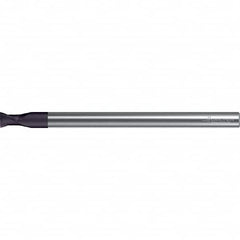 Walter-Prototyp - 10.3mm, 10mm LOC, 10mm Shank Diam, 150mm OAL, 2 Flute, Solid Carbide Square End Mill - TiAlN Finish, 30° Helix, Right Hand Cut, Right Hand Flute, Series MC213-A-2-X - Americas Industrial Supply