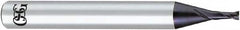 OSG - 12mm, 2 Flute, Solid Carbide, 1.5mm Corner Radius End Mill - 110mm OAL, 30° Helix, Right Hand Flute, 26mm LOC, Right Hand Cut - Americas Industrial Supply