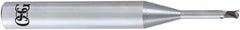 OSG - 1mm, 2 Flute, CBN, 0.3mm Corner Radius End Mill - 45mm OAL, 30° Helix, Right Hand Flute, 0.6mm LOC, Right Hand Cut, - Americas Industrial Supply