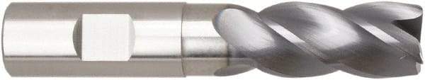 Niagara Cutter - 5/8", 4 Flute, Single End, Solid Carbide, 0.03" Corner Radius End Mill - 3-1/2" OAL, Right Hand Flute, 1-1/4" LOC, Right Hand Cut, 1-7/8" Extended Reach - Americas Industrial Supply