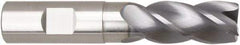 Niagara Cutter - 1", 4 Flute, Single End, Solid Carbide, 0.03" Corner Radius End Mill - 5" OAL, Right Hand Flute, 2" LOC, Right Hand Cut, 3" Extended Reach - Americas Industrial Supply