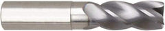 Niagara Cutter - 1", 4 Flute, Single End, Solid Carbide, 0.03" Corner Radius End Mill - 5" OAL, Right Hand Flute, 2" LOC, Right Hand Cut, 3" Extended Reach - Americas Industrial Supply