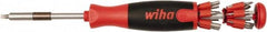 Wiha - Bit Screwdriver Set - Phillips, Slotted, Torx, Hex, Square, Posidriv - Americas Industrial Supply