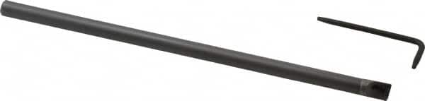 Hertel - 0.3" Min Bore Diam, 6" OAL, 1/4" Shank Diam, HBBF Indexable Boring Bar - 2-1/2" Max Bore Depth, TD.. Insert, Screw Holding Method - Americas Industrial Supply
