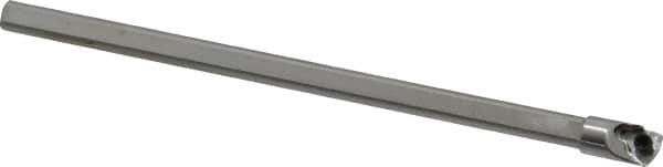Hertel - 0.26" Min Bore Diam, 4" OAL, 3/16" Shank Diam, HBBG Indexable Boring Bar - 0.748" Max Bore Depth, WPGT Insert, Screw Holding Method - Americas Industrial Supply