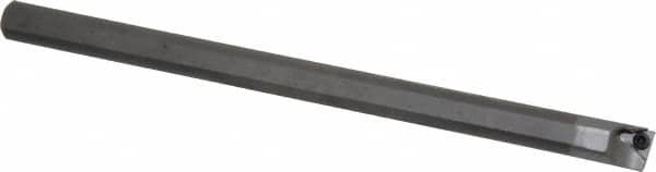 Hertel - 0.563" Min Bore Diam, 8" OAL, 1/2" Shank Diam, HBBQ Indexable Boring Bar - 5" Max Bore Depth, TPC.. Insert, Screw Holding Method - Americas Industrial Supply